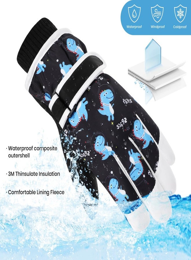 coclothy Winter Ski Gloves for Kids, Warmest Waterproof and Breathable Snow Gloves for Cold Weather, Touchscreen Snowboard Glove for Boys & Girls - Image 4