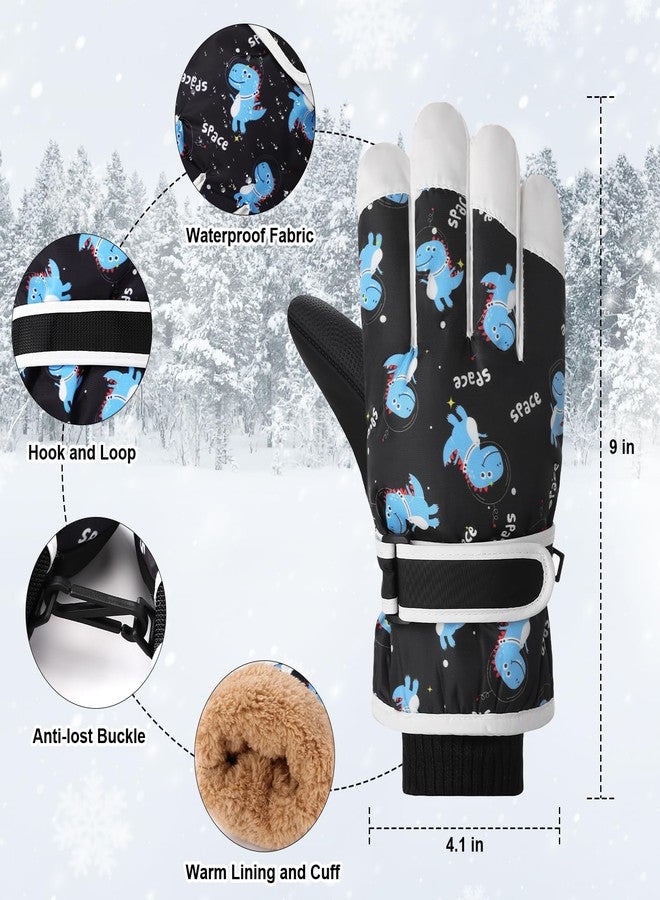 coclothy Winter Ski Gloves for Kids, Warmest Waterproof and Breathable Snow Gloves for Cold Weather, Touchscreen Snowboard Glove for Boys & Girls - Image 3