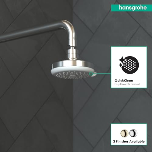 hansgrohe 100 Showerhead E 3-Jet, 2.5 GPM - Image 4