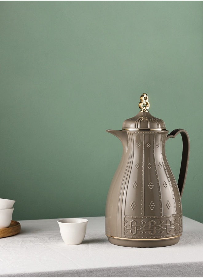 Tea/Coffee Flask 1L Light Grey/Gold - pzsku/ZF4ED5B3ECDE159BB20F5Z/45/_/1728821816/8858af63-13a8-4627-80d7-1603753dbc52