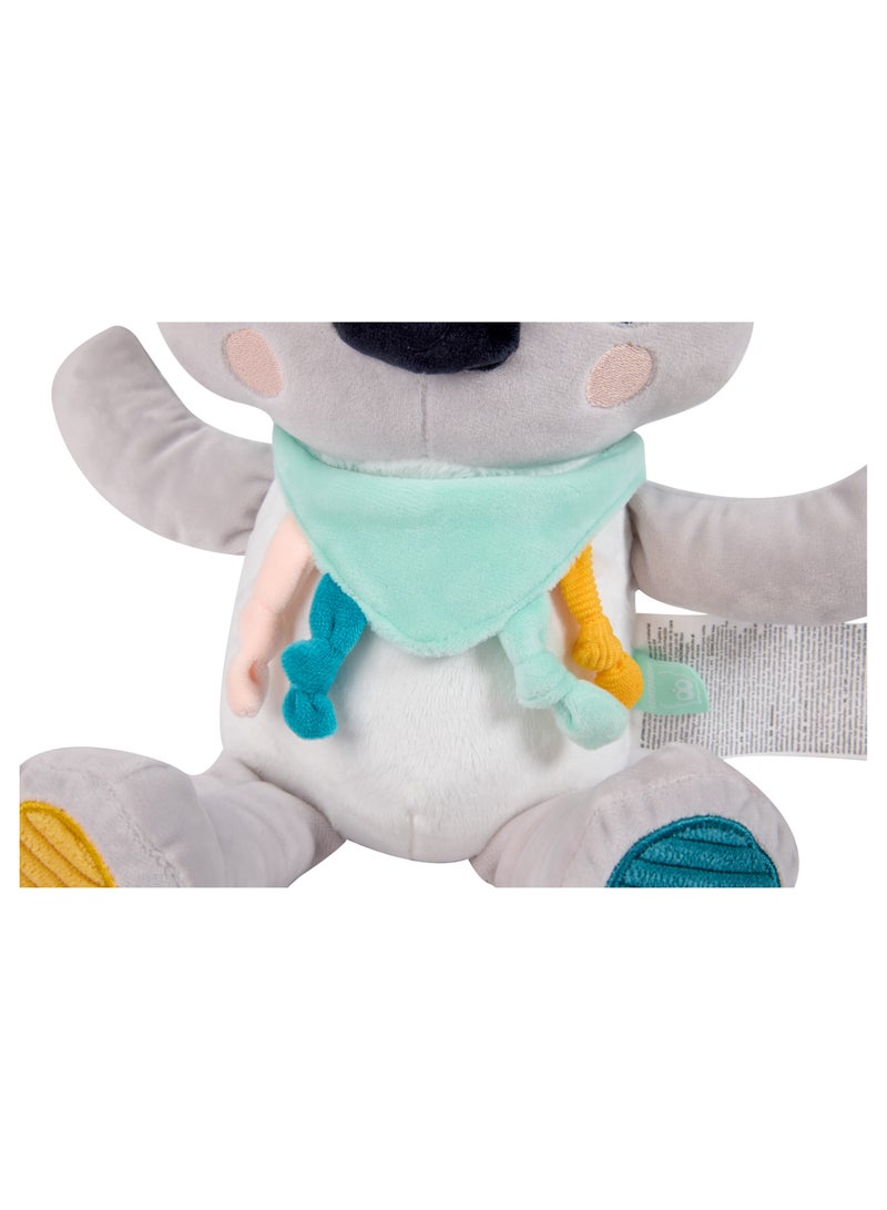 EUREKA KIDS Eurekakids Cucu Soft Plush Toy Doll | Soft Cuddly Toys | Bib can be Embroidered with Baby's Name | Koala | For 0M+ - Image 4