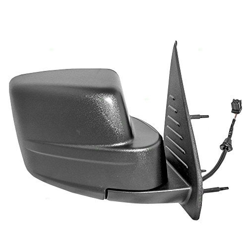 Brock Replacement Passenger Power Side View Mirror Textured Black Compatible with 2008-2012 Liberty 57010076AF - Image 2