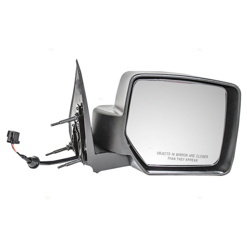 Brock Replacement Passenger Power Side View Mirror Textured Black Compatible with 2008-2012 Liberty 57010076AF - Image 5