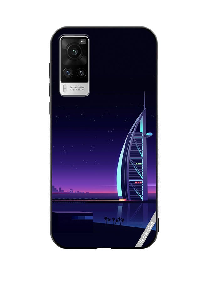 VR CREATIVE Protective Case Cover For Vivo X60 Pro Burj Al Arab Design Multicolour - Image 1