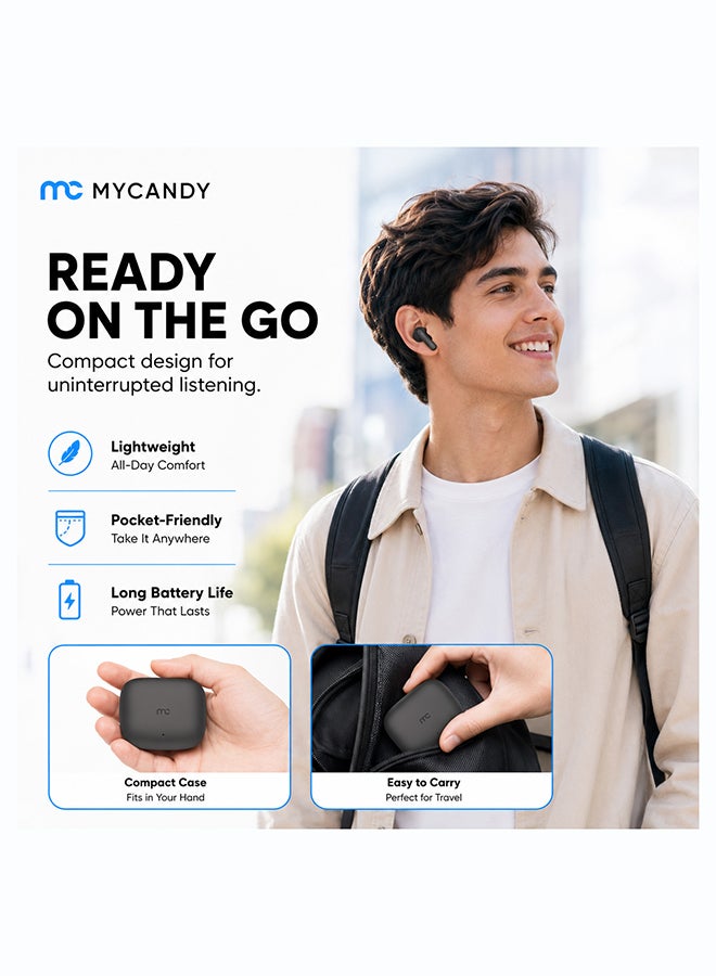 Mycandy TWS-D310 True Wireless ENC Earbuds - grey - Image 5
