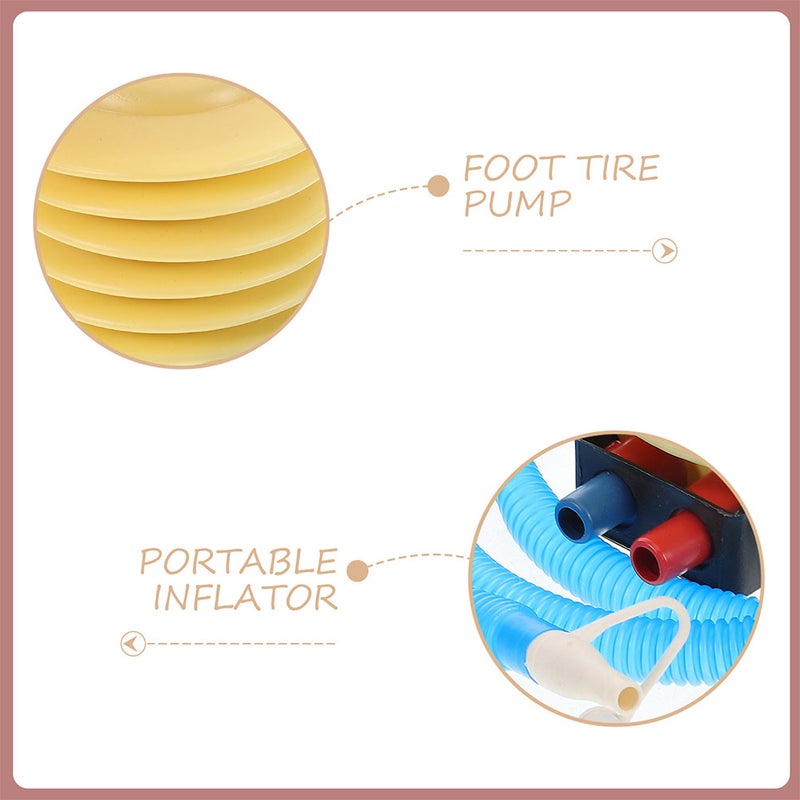 10 pcs Foot Pump Inflation Portable Pump Sports Inflatable Pump For Inflatables Yoga Bed Mattress Exercise Balloon Swimming Toys - Image 2