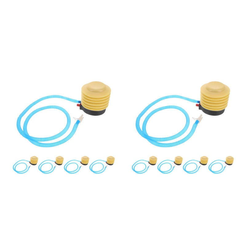 10 pcs Foot Pump Inflation Portable Pump Sports Inflatable Pump For Inflatables Yoga Bed Mattress Exercise Balloon Swimming Toys - Image 1