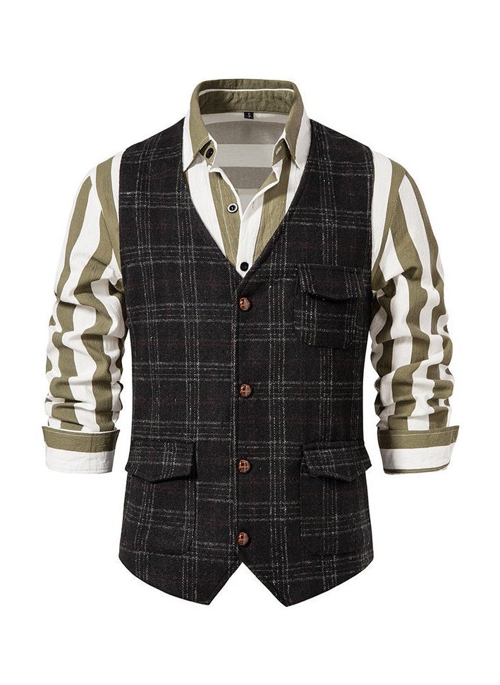 KUYING New Fashionable Casual Suit Vest  - Image 1