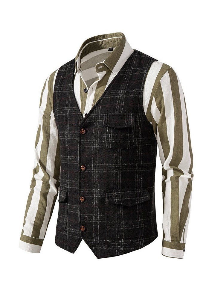 KUYING New Fashionable Casual Suit Vest  - Image 2