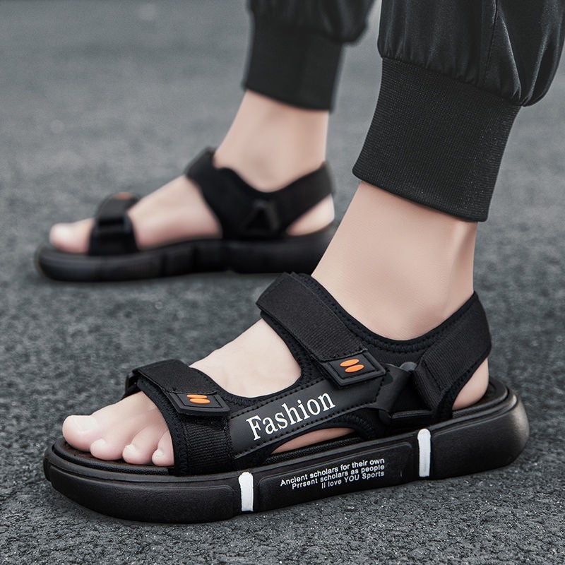 Exclusive For Fashion Casual Open Toe Breathable Beach Velcro Men'S Drag Cool Beach Shoes Factory - Image 2