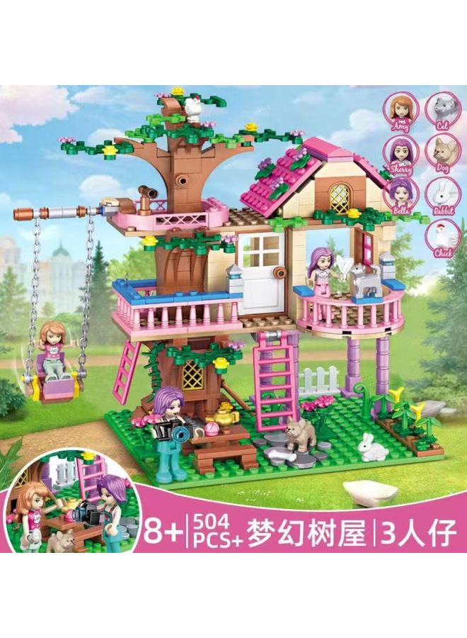 Chaobao Renren 7348 Compatible With Lego Building Blocks 7008 House Ice And Snow Castle Kidsren's Puzzle Assembly Girl Toy - Image 2