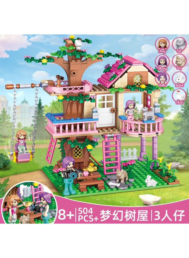Chaobao Renren 7348 Compatible With Lego Building Blocks 7008 House Ice And Snow Castle Kidsren's Puzzle Assembly Girl Toy - Image 1