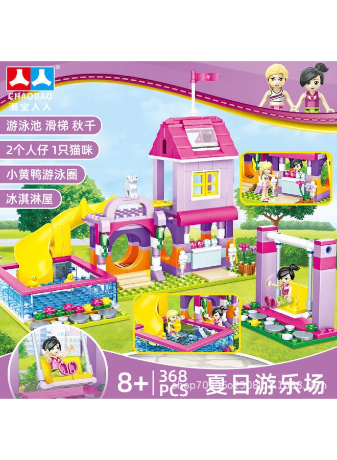 Chaobao Renren 7348 Compatible With Lego Building Blocks 7008 House Ice And Snow Castle Kidsren's Puzzle Assembly Girl Toy - Image 4