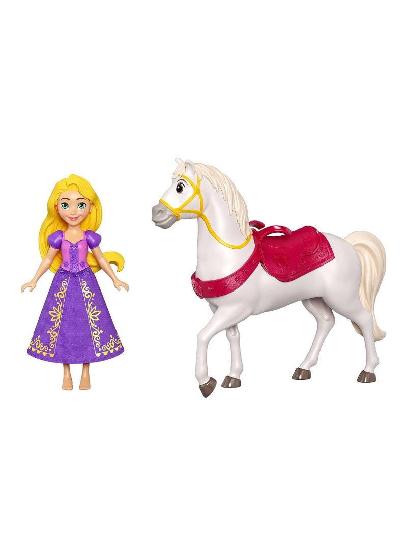 ديزني برنسيس مجموعة مجسمات أميرات ديزني رابونزيل وماكسيموس مكونة من قطعتين - Image 1