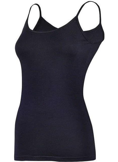 Yeni New Star 2169 Navy Blue Lycra Strappy Women's Undershirt