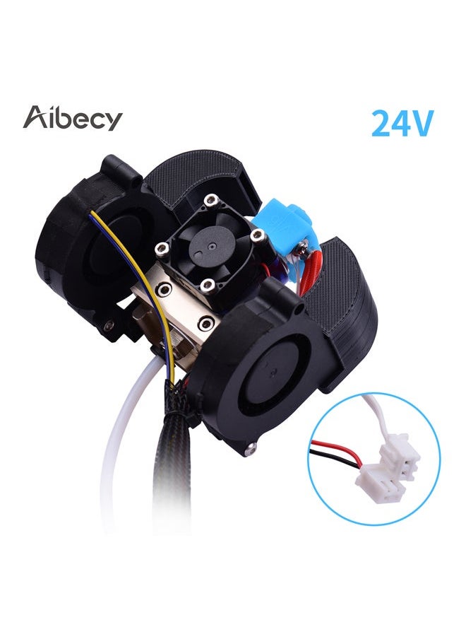 NIBEMINENT Extruder Hotend Kit For 3D Printer Black/Blue  - Image 2