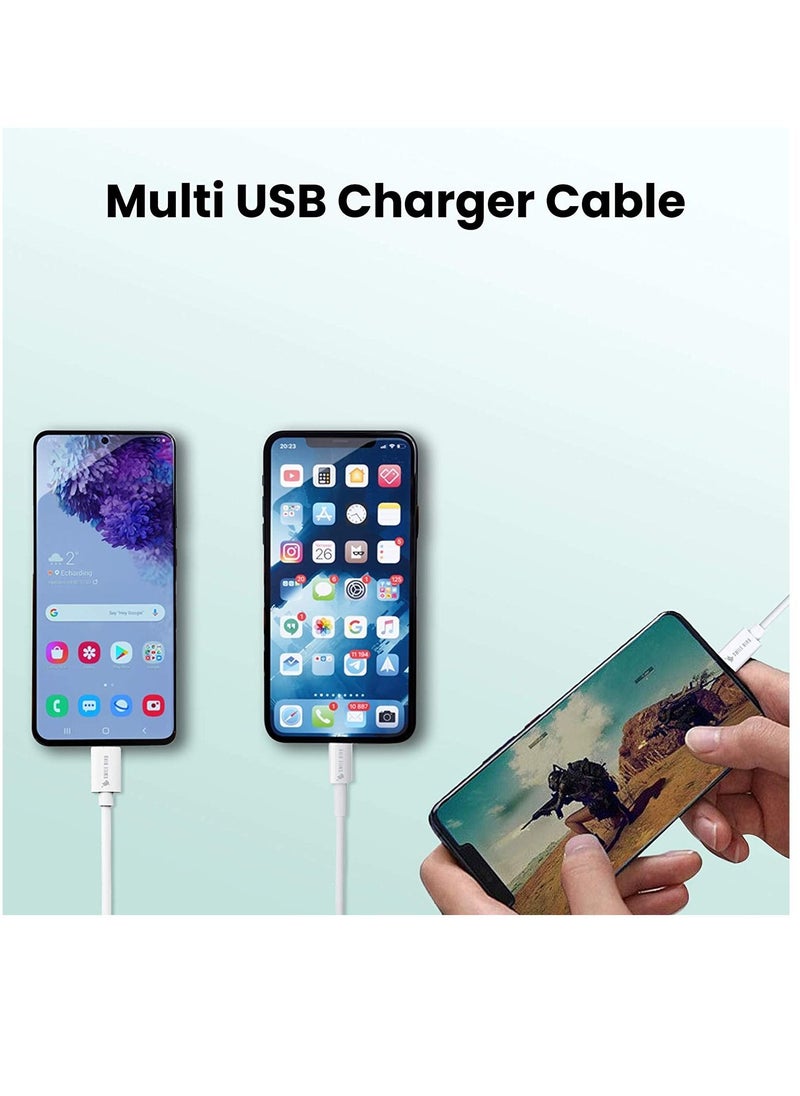 Ntech Ntech 3 in 1 HDMI Adapter Cable, HDTV Adapter AV Cable for For iPhone & Android Phones to HDMI, Digital Audio Mirror Mobile Phone Screen to TV Projector Monitor 1080P HDTV 60Hz Adapter  - Image 3