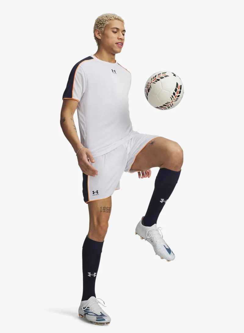 Under Armour White /  / Midnight Navy Challenger Training Shorts for Men | Best Price UAE