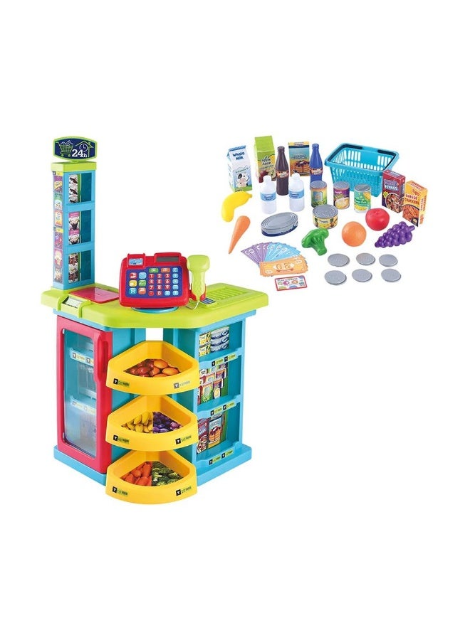 PLAYGO مجموعة متجر البقالة (64 قطعة) - Image 2