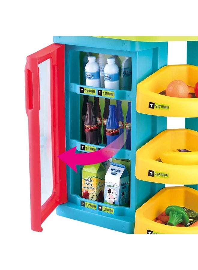 PLAYGO مجموعة متجر البقالة (64 قطعة) - Image 1