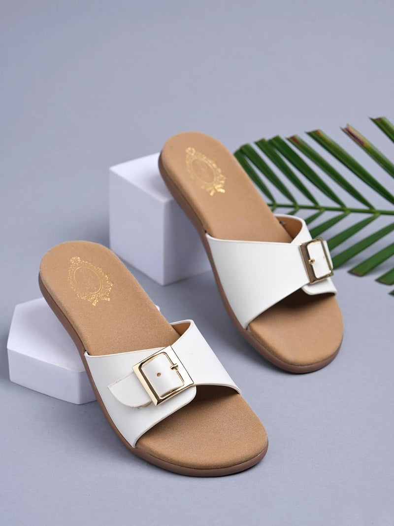 Shoetopia صندل كعب ويدج للنساء من شوتوبيا - Image 4
