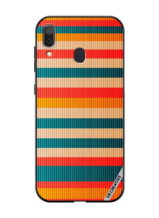 VR CREATIVE Protective Case Cover For Samsung Galaxy A30 Texture Design Multicolour - Image 1