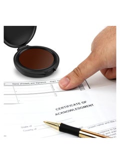 SYOSI 6 Pack Fingerprint Ink Pads, Red Thumbprint Ink Pad for Notary Supplies Identification Security Id Fingerprint Cards Law Enforcement Fingerprint, for Office Workers and Business Owners  - Image 2