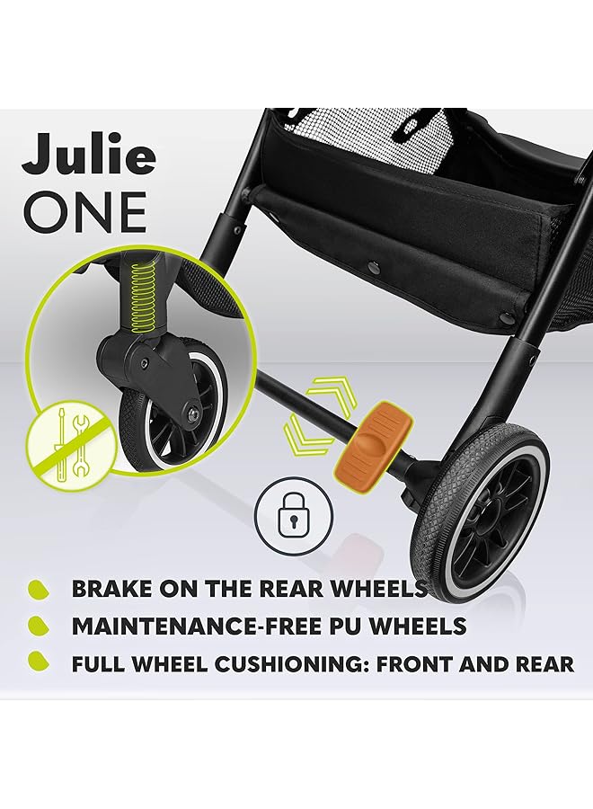 lionelo Julie One Stroller Tropical Green - Image 5