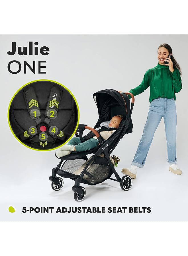 lionelo Julie One Stroller Tropical Green - Image 3