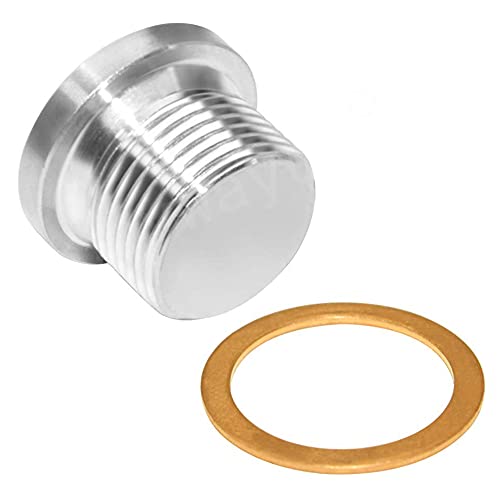 Joywayus Internal Hex Head Socket Pipe plug M10x1 Thread Stainless Steel Pipe Fitting Rods By CNC(Pack of 2) - Image 3