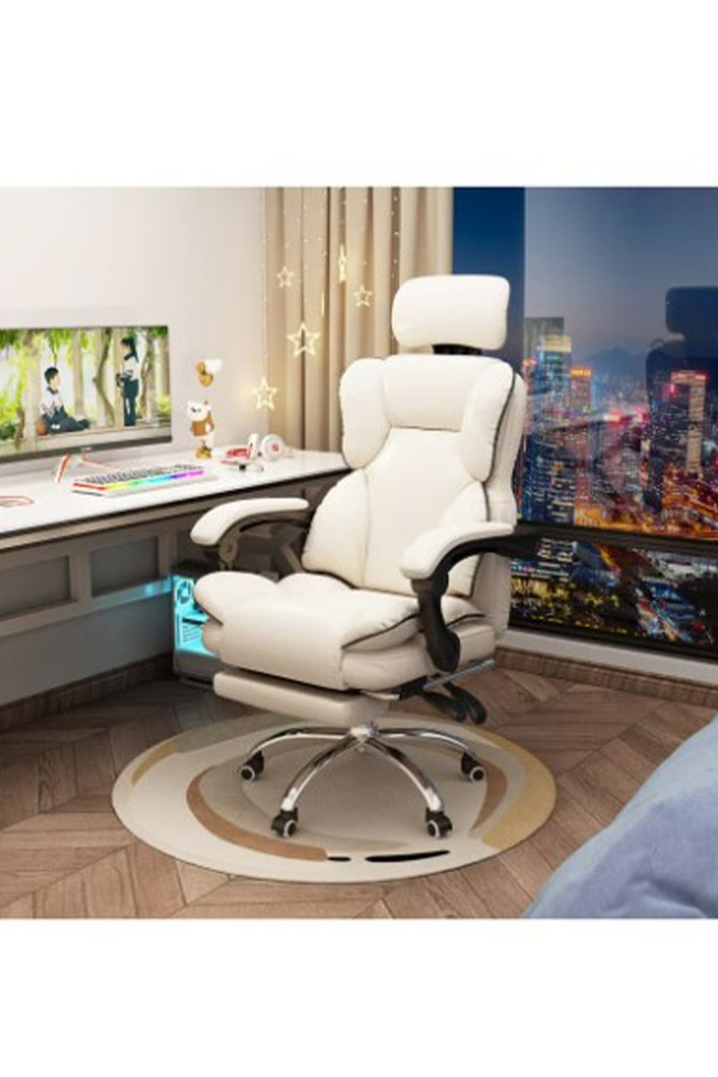 MONOGUE Gaming Office Chair High Back Ergonomic Desk Computer Chair with Lumbar Support Retractable Footrest Adjustable Swivel and Arm-Rest - Image 1