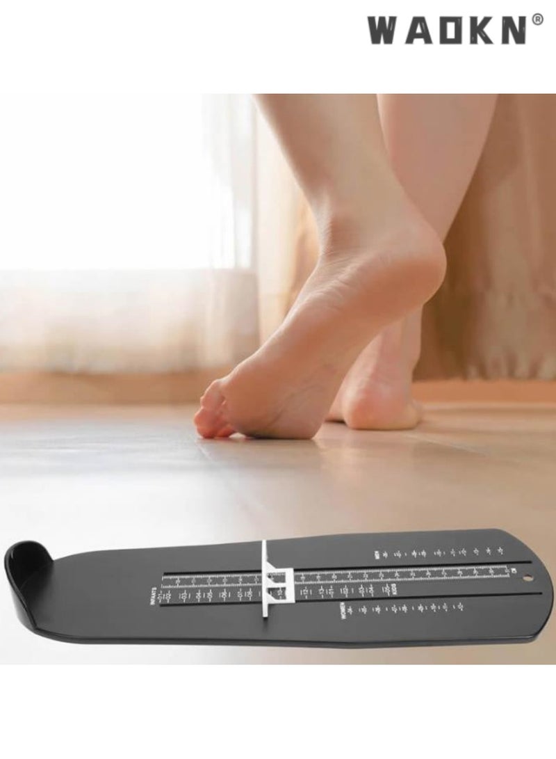 Foot Measurement Device, US Shoe Measuring Device，Adult and Children's Shoe Size Measuring Tool, Accurate and Easy to Use, Ideal for Determining Perfect Fit for All Age, Reliable and Convenient