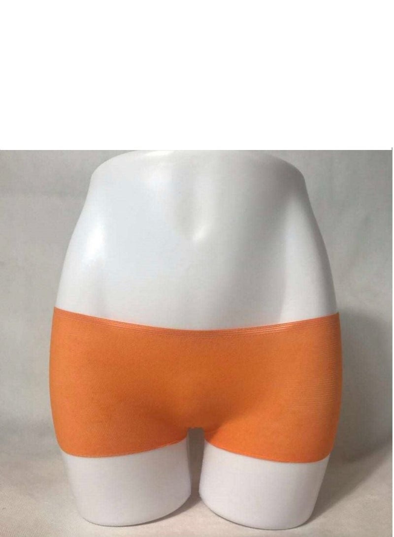 Garami 10 pcs orange colour Women Disposable Mesh Underwear Post Maternity Cotton Briefs C Section Recovery Maternity Panties Fits Medium to Large - Image 3