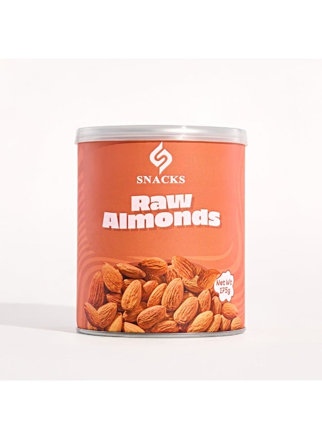 SNACKS Raw Almonds 100% Natural Fresh Whole Almonds 175g