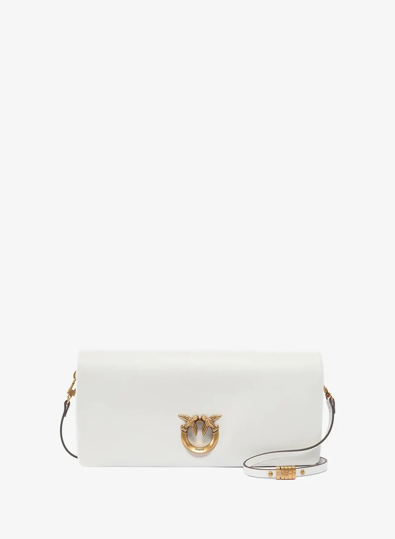 PINKO Love Bag Click Soft medium crossbody clutch