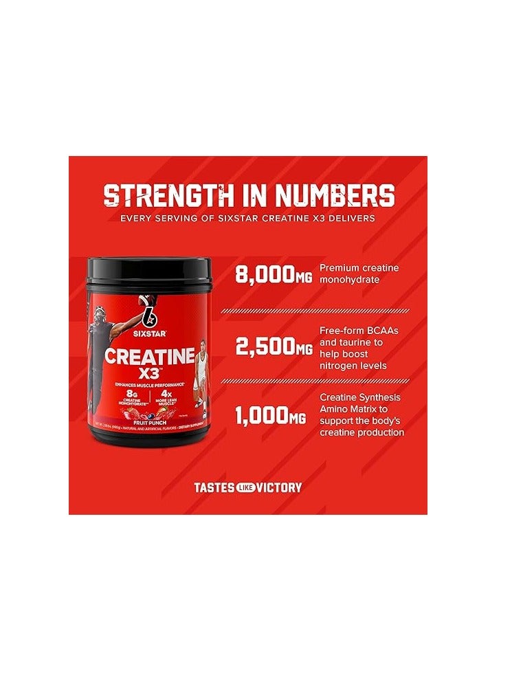 سيكس ستار كرياتين X3 فواكه بانش 990 جرام - Image 2