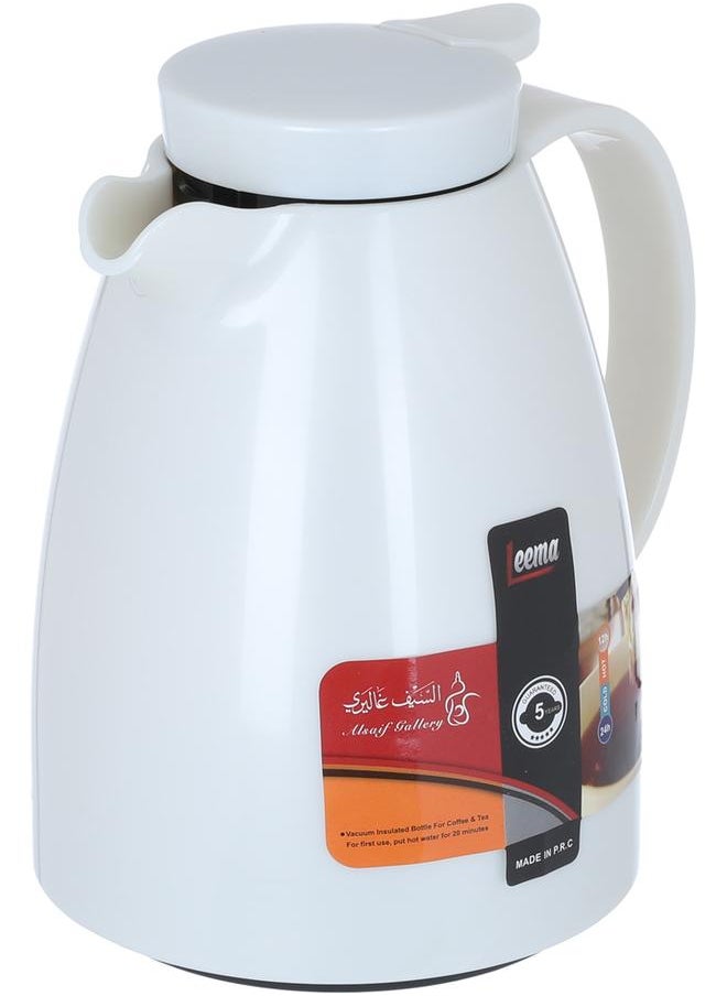 Lima - Plastic Thermos 0.35 Liter Squeeze White - Image 1