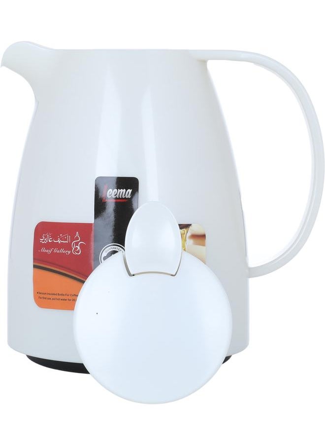 Lima - Plastic Thermos 0.35 Liter Squeeze White - Image 1