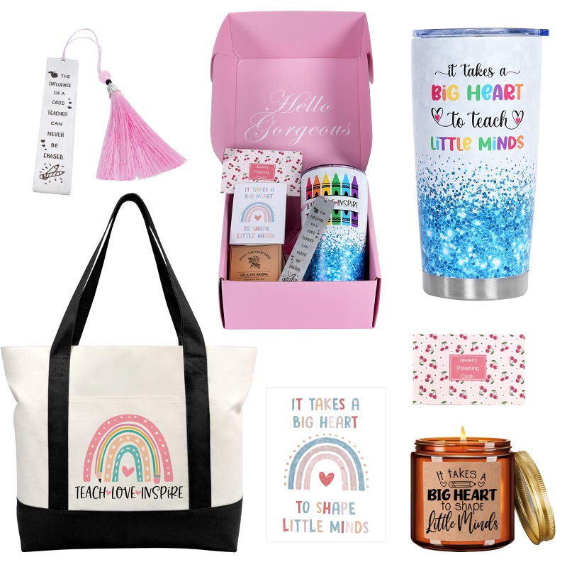 Teacher Appreciation Gifts Best Teachers Gift for Women Teacher Christmas Gifts Unique Funny Thank YouRetirementChristmasBirthday Baskets Present for Teachers