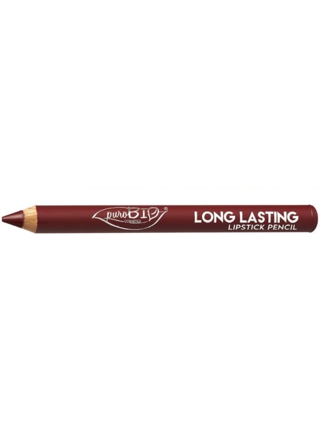 puroBio Long Lasting Kingsize Lipstick Pencil Comfortable and Practical 14L Strawberry Red 3g - Image 1