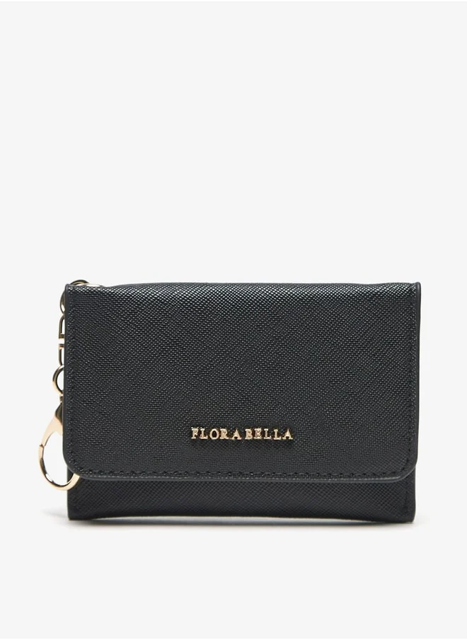 Flora Bella By Shoexpress Women Textured Wallet with Flap Closure