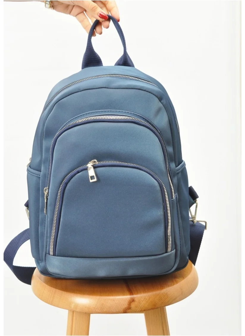 Tezzgelsin Unisex Waterproof Satin Artificial Leather Daily Use Backpack