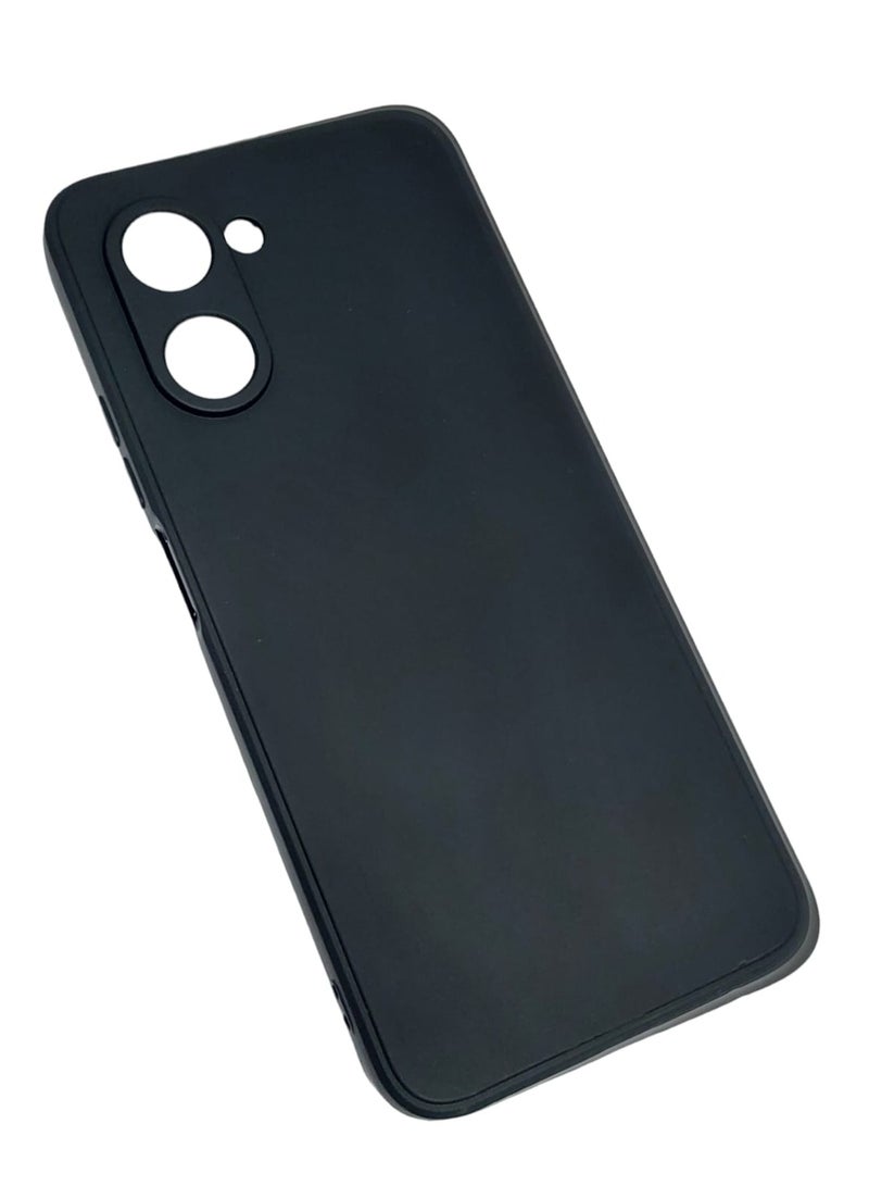 Blue Sky Compatible with Realme C33 Case Liquid Silicone Case Full Body Protective Cover Shockproof Slim Phone Case Anti-Scratch Soft Microfiber Lining - Image 2