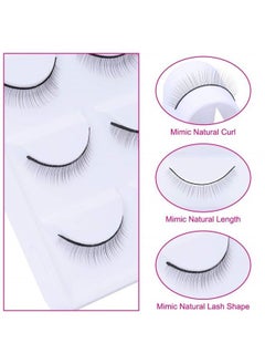 FADLASH Practice Lashes for Lash Extensions FADLASH 25 Pairs Self Adhesive Eyelashes Lash Extension Strip Eyelashes for Lash Mannequin Head Eyelash Extension Supplies  - Image 2