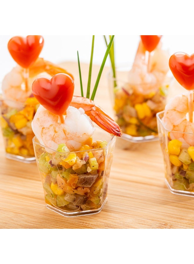 Restaurantware Gastro Science 4-Milliliter Liquid Dropper Pipettes, 500 Disposable Squeeze Pipettes - Food-Grade, Heart Shaped, Clear Plastic Pipettes, Fill WIth Glazes Or Sauces, For Cupcakes - Image 3