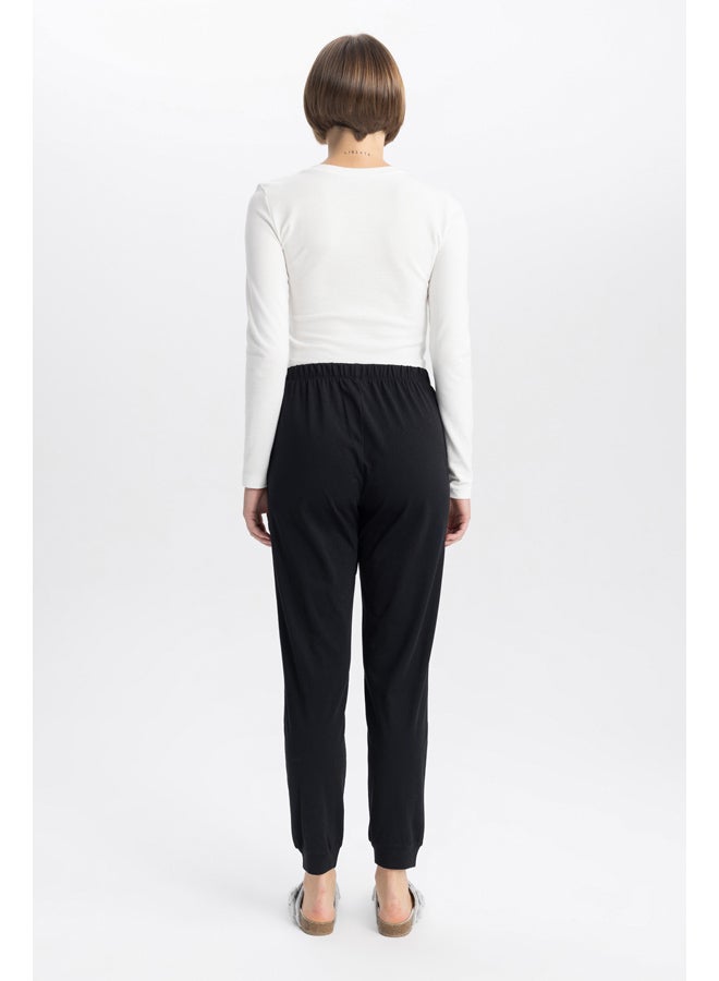 DeFacto Woman Regular Fit Homewear Knitted Bottoms - Image 3