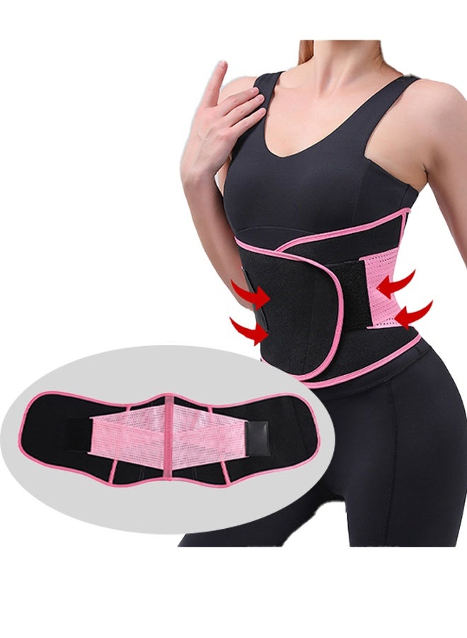 Waist Trainer Belt for Women, Sport Girdle Belt, Slimming Sauna Waist Trimmer Belly Band Sweat Sports Girdle Belt, Exercise Belt with Adjustable Straps, Slimming Body Shaper Belt (L:38.5inch) - Image 1