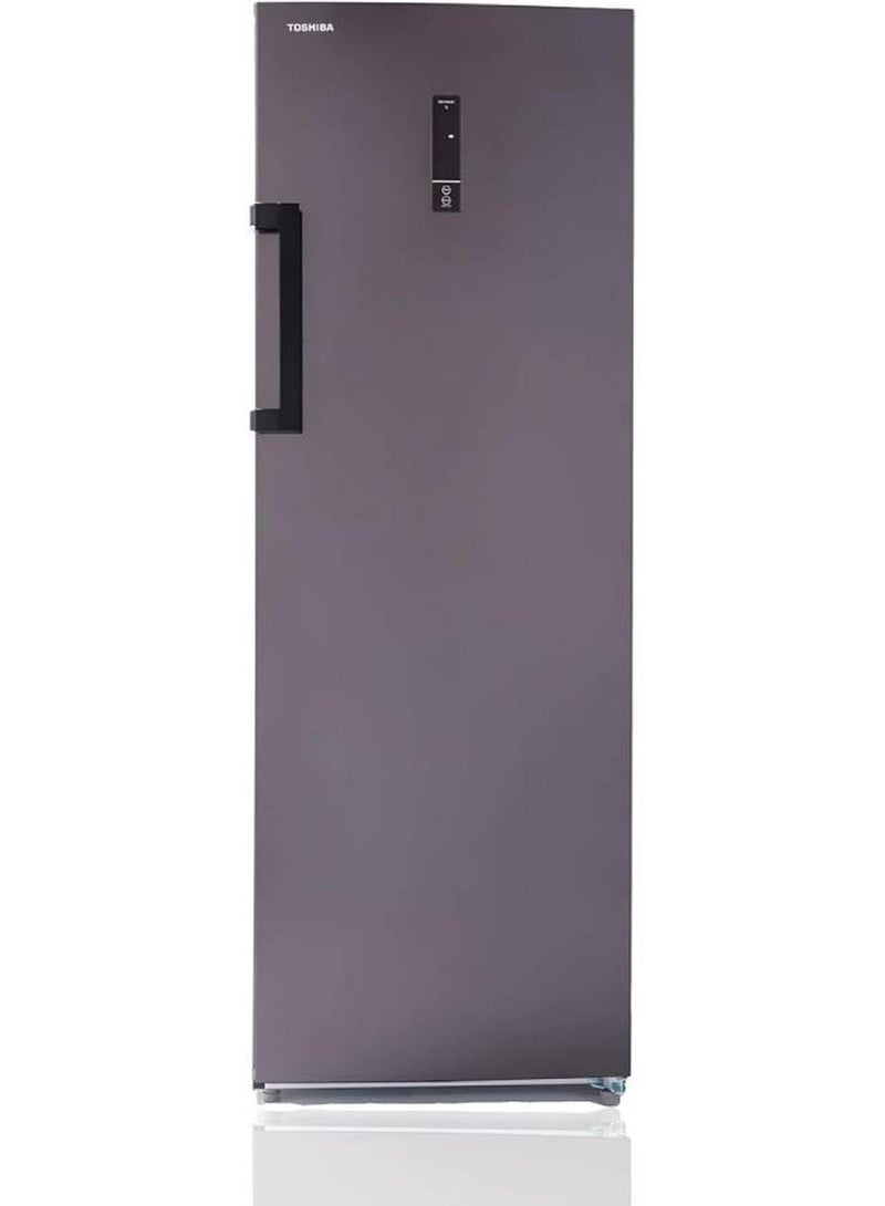 Toshiba No Frost Digital Deep Freezer Upright 7 Drawers 238L 150 W GR-RU312WE-DMN(37H) Satin Grey - Image 1