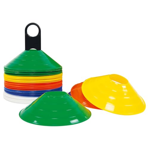 Protoner Sports Training Disc Cones, Multicolour Ground Markers, Set of 50-10 Options, Agility Training Equipment (Set of 50 pcs) - Image 2