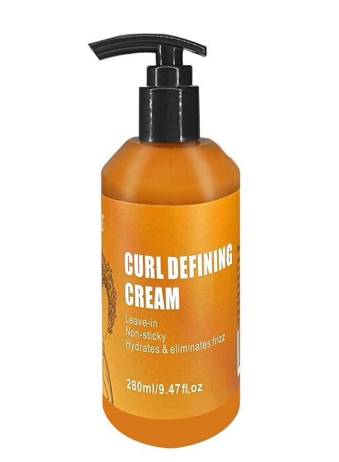 GZE Curl Defining Cream - Anti-Frizz Curling Cream to Define All Curly Types & Hair Textures Curling Perfection with Argan Oil - Image 1